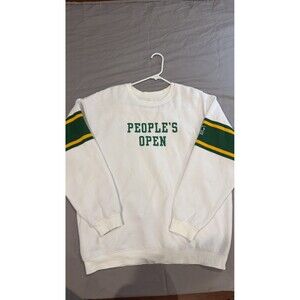 People’s Open PGA Barstool Golf Crewneck Sweatshirt White XL Phoenix Tour Logo